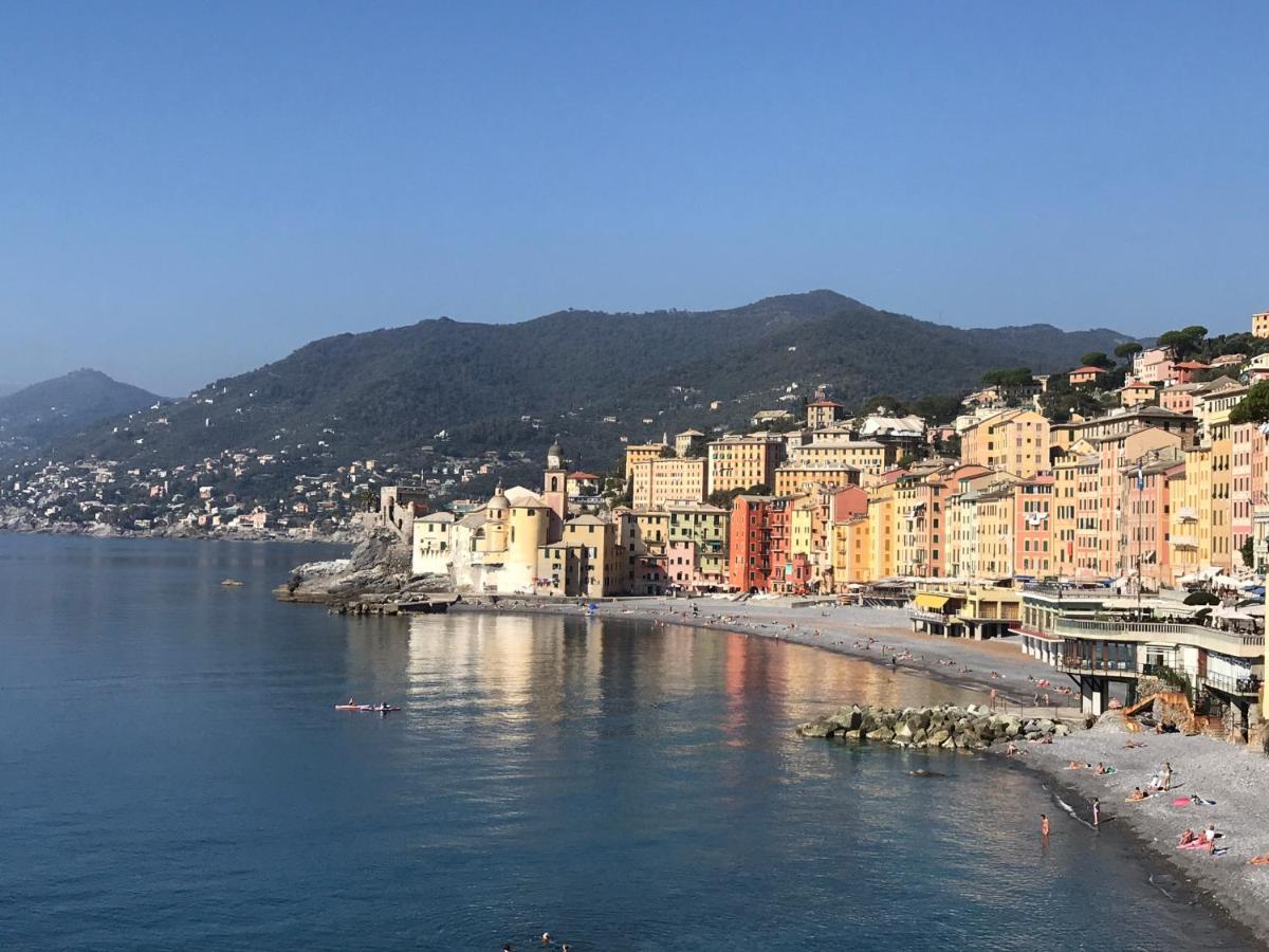 Villa Cielomare Camogli Bagian luar foto